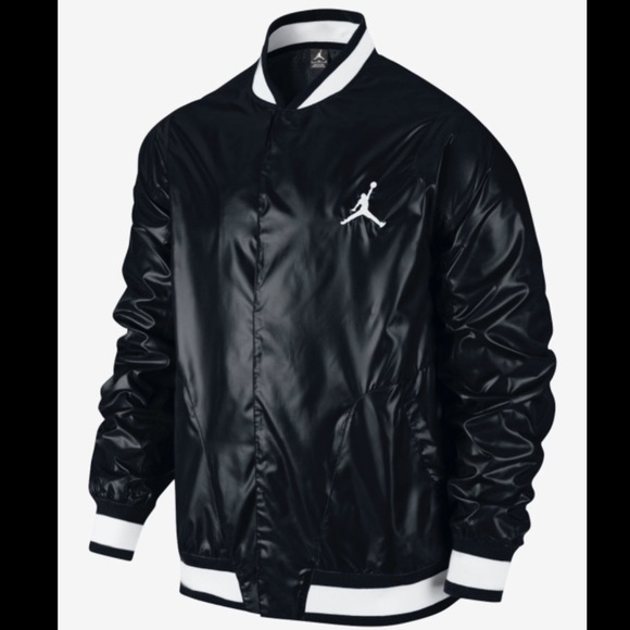 Jordan Woven 2.0 Varsity Jacket Black - Picture 2 of 12